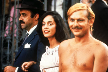 Mauro Mendonca, Sonia Braga, and Jose Wilker in Dona Flor e Seus Dois Maridos (Dona Flor and Her Two Husbands) directed by Bruno Barreto, 1976; courtesy Photofest