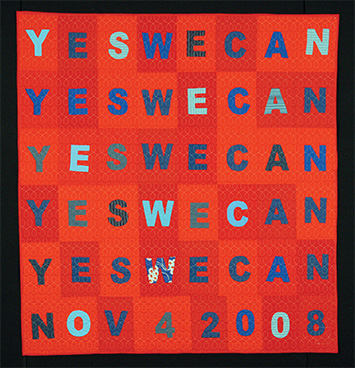 Yes We Can, by Denyse Schmidt, 2008, collection of the Michigan State University Museum.